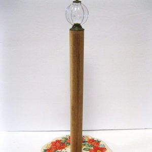 Pioneer Woman Paper Towel Holder Floral Pre-Owned